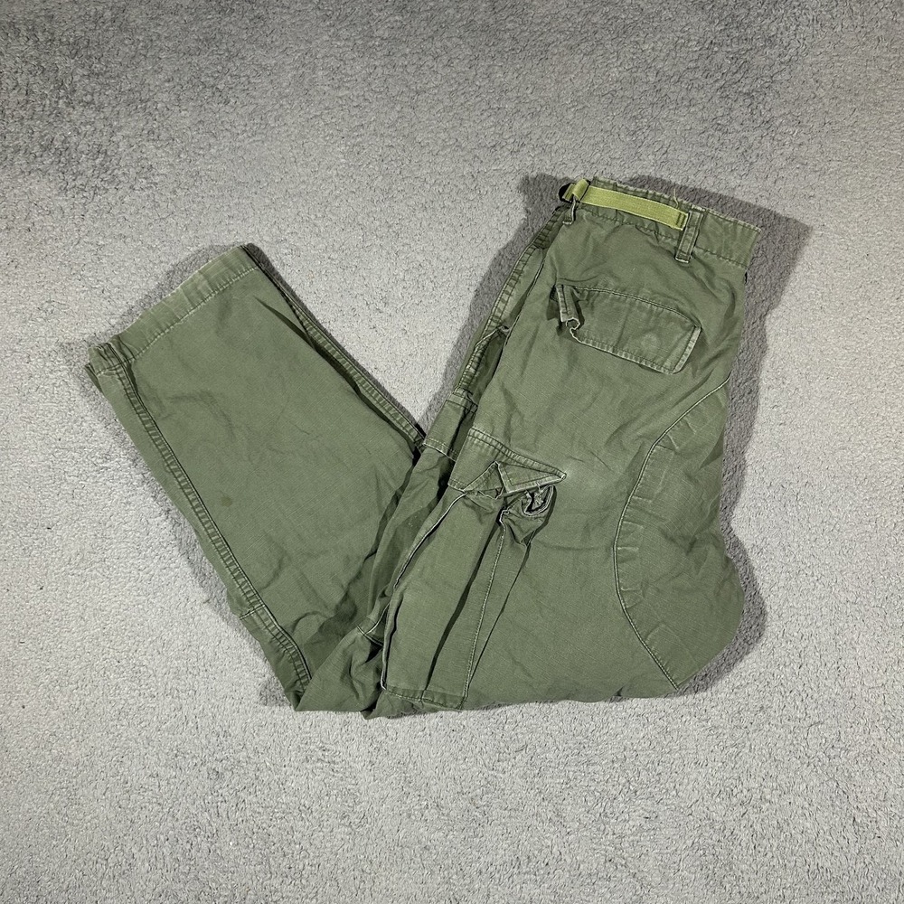 Vintage Propper Pants Mens Green Medium Ripstop Army Military USA Cargo #3781